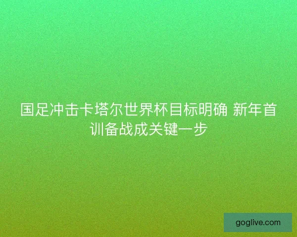 国足冲击卡塔尔世界杯目标明确 新年首训备战成关键一步 国足冲击卡塔尔世界杯目标明确 新年首训备战成关键一步